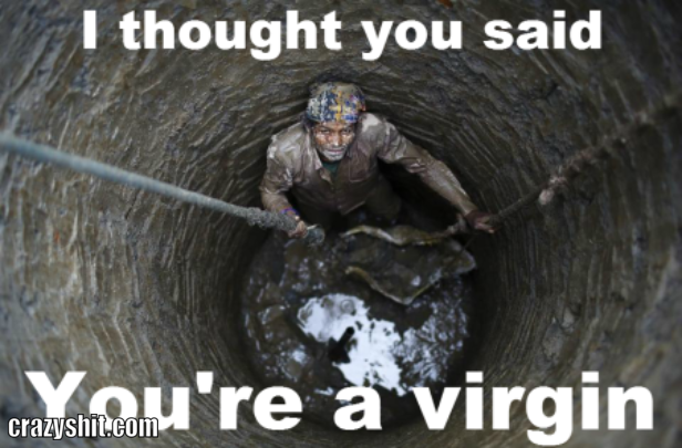 thought you were a virgin