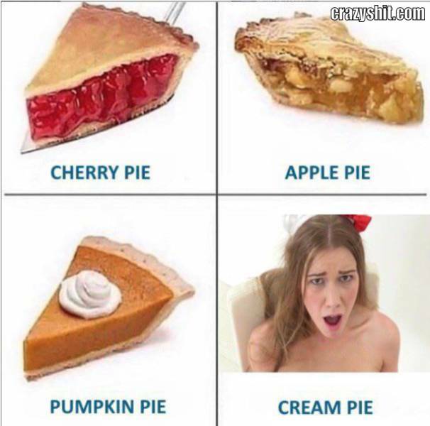 different kind of pies