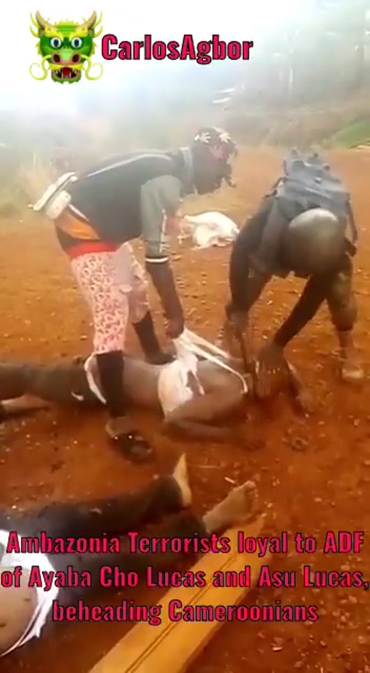Beheading with machete in Cameroon