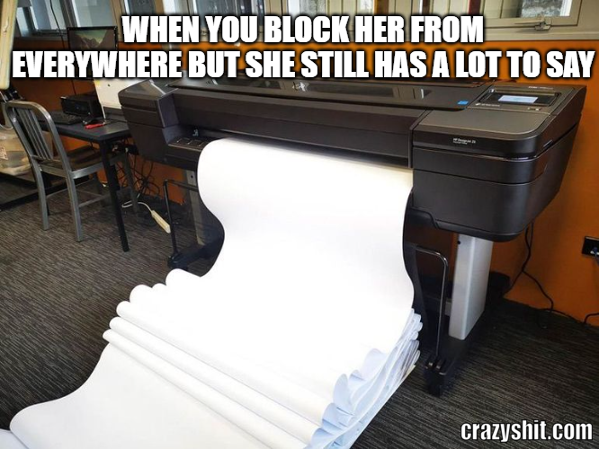 block her ass