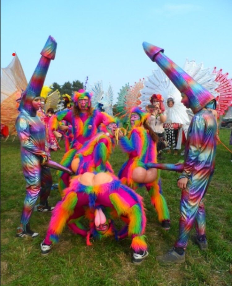 the rainbow dildo butt monkey tribe
