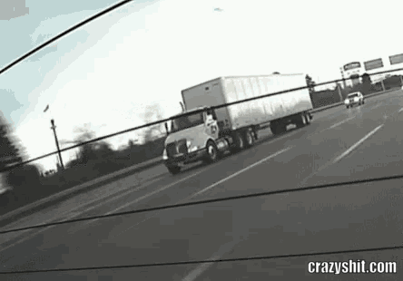 truck in highway