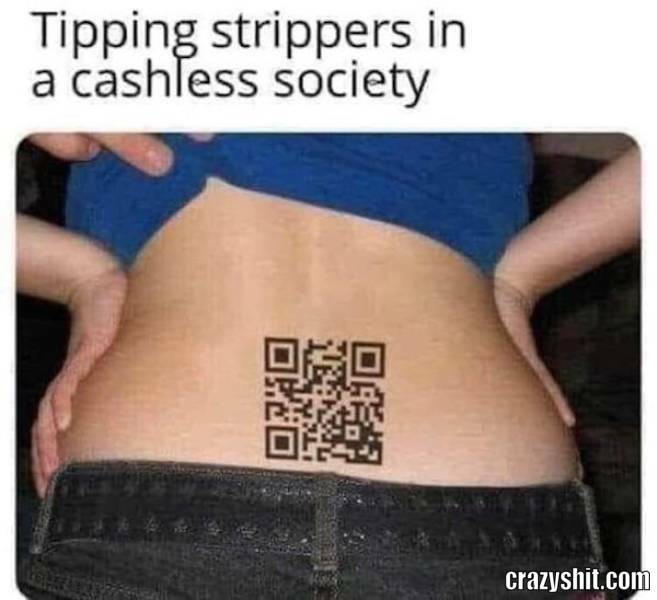 stripper qr code