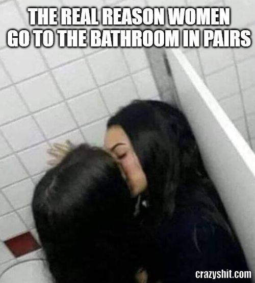 women in bathroom