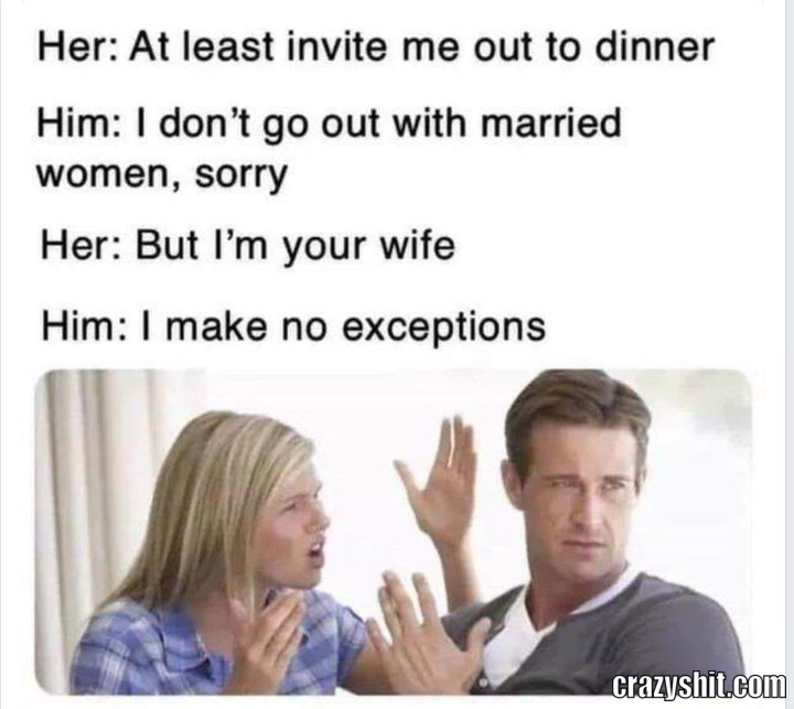 no exceptions