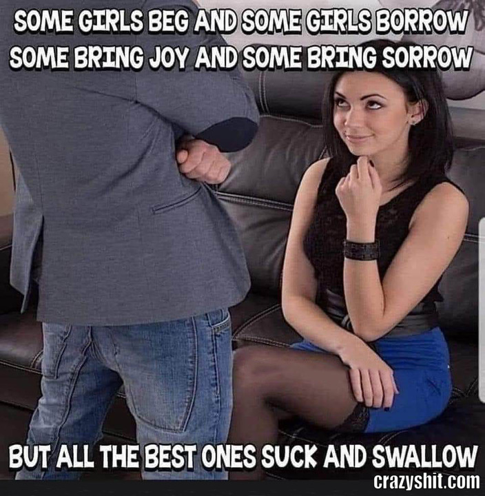 suck and swallow