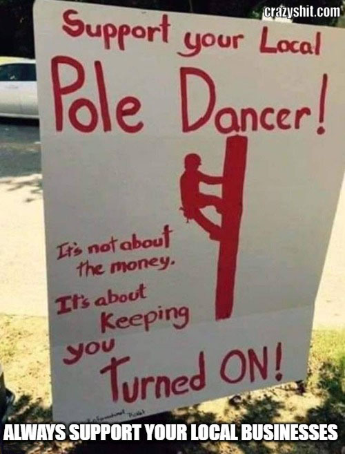 support local pole dancing