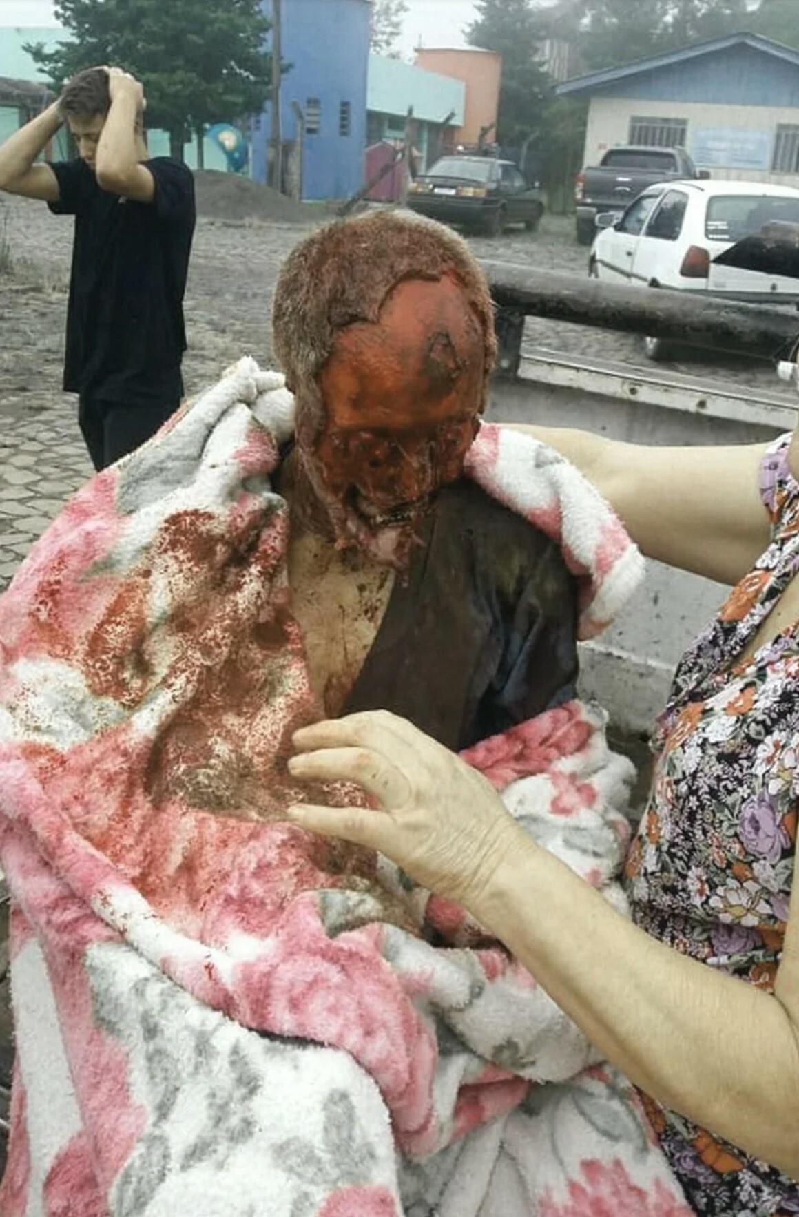 7 pibtulls rip Brazilian mans face off