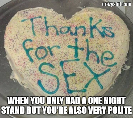 one night stand cake