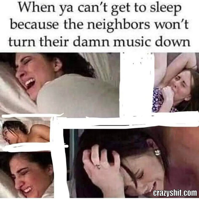 turn down the music