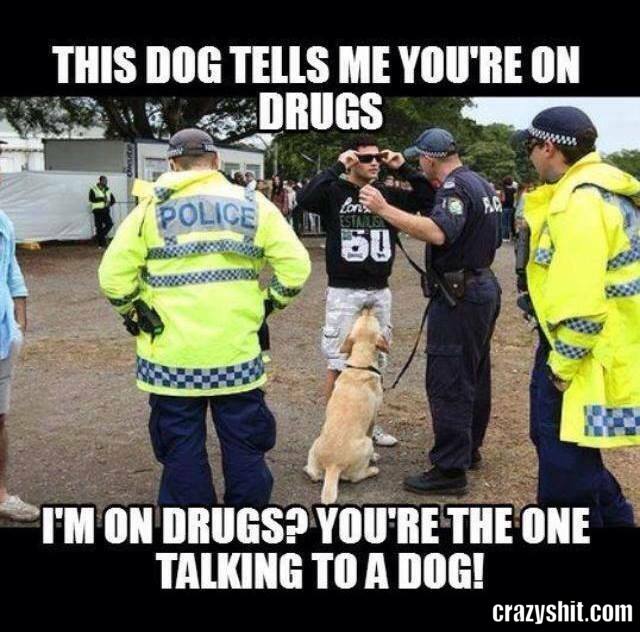 police vs drugs