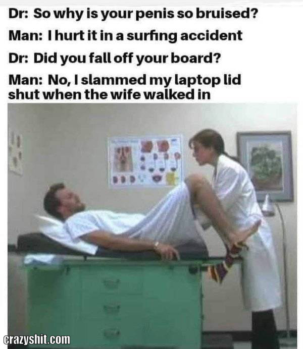 surfing accident