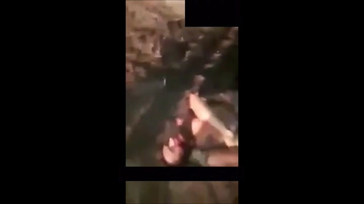 CrazyShit.com | Cartel Sicarios beat man with his own ...