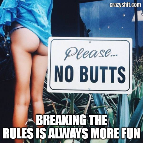 breaking the rules