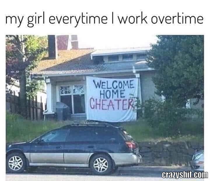 overtime means cheating