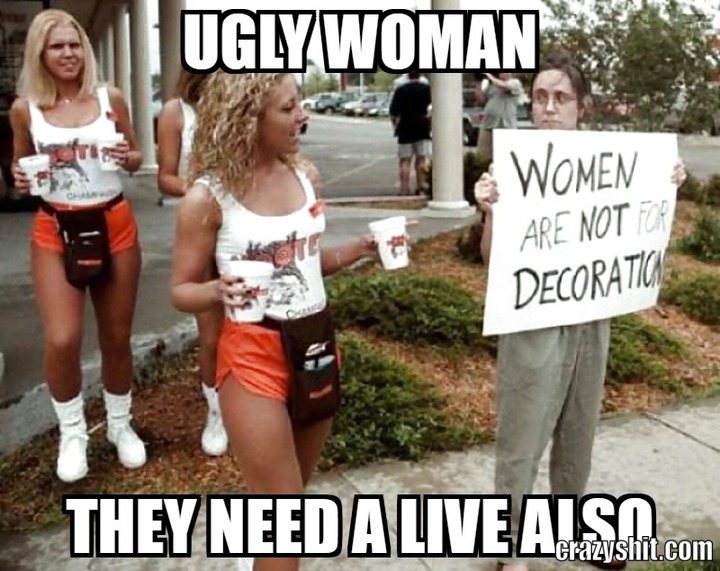 ugly woman