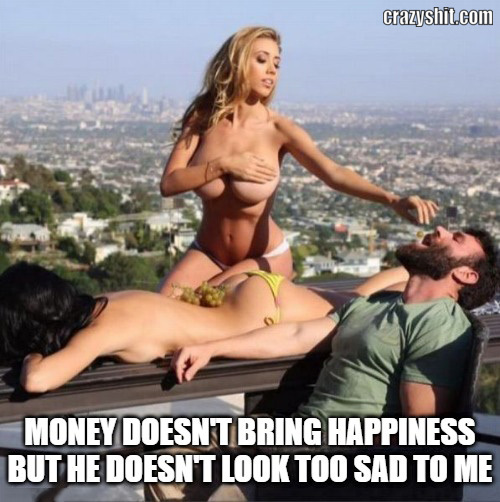 money does not bring happiness