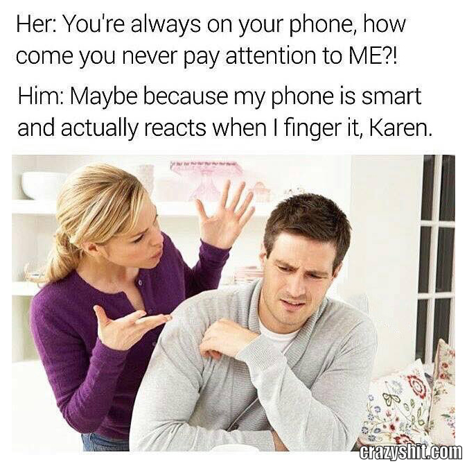 Phone VS Wife