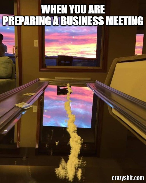 preparing for the meeting