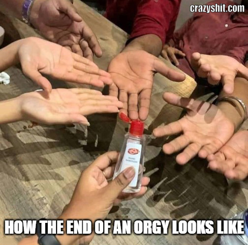 the end of an orgy