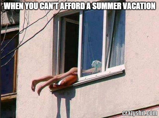 cant afford vacation