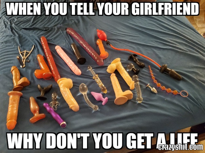 when you tell your girlfriend