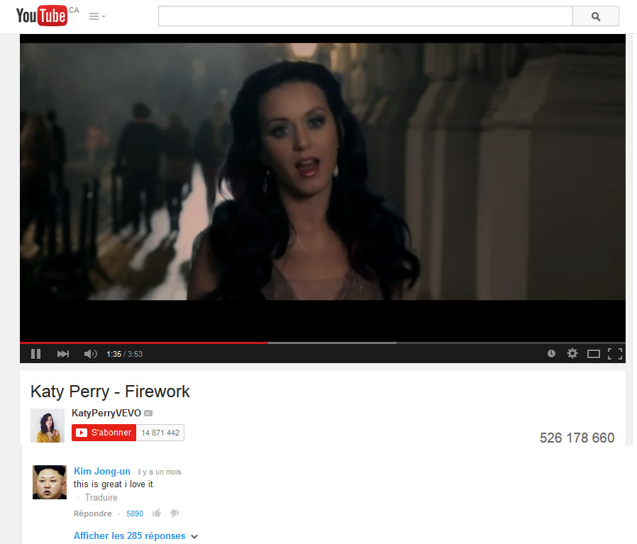 Kim Jong-Un Likes Katy Perry's Music