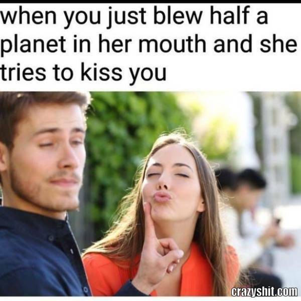 Kissing Her After