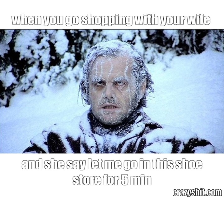 when you go shopping with your wife