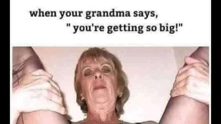 She always says that