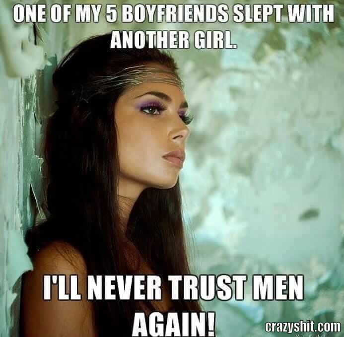 She Lost Her Trust To Men