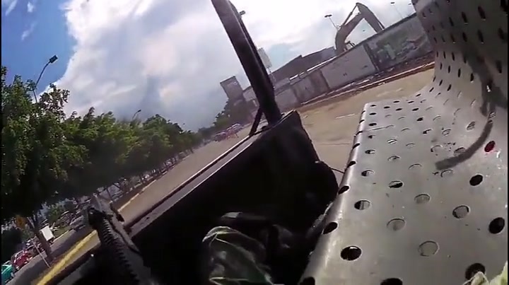 CrazyShit.com | 50 CAL Destroys Mexican Military