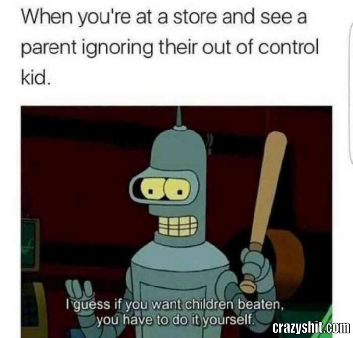when your in a store