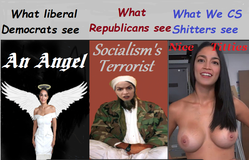 Everybody sees something different looking at AOC