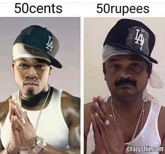 We Have 50 Cent At Home