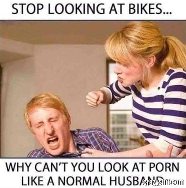 stop looking at bikes