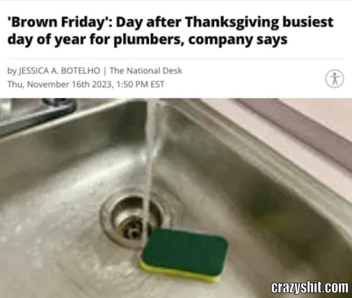 Busy Day For Plumbers