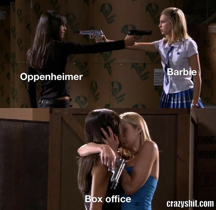 barbie vs openheimer