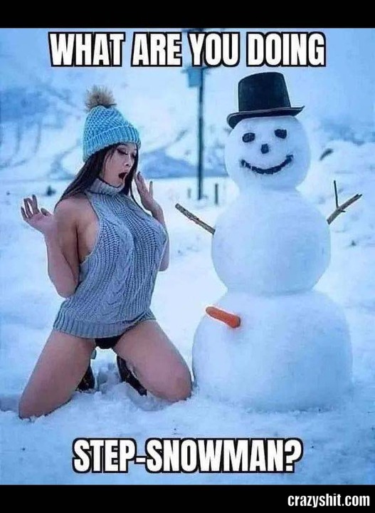 Oh No Step Snowman