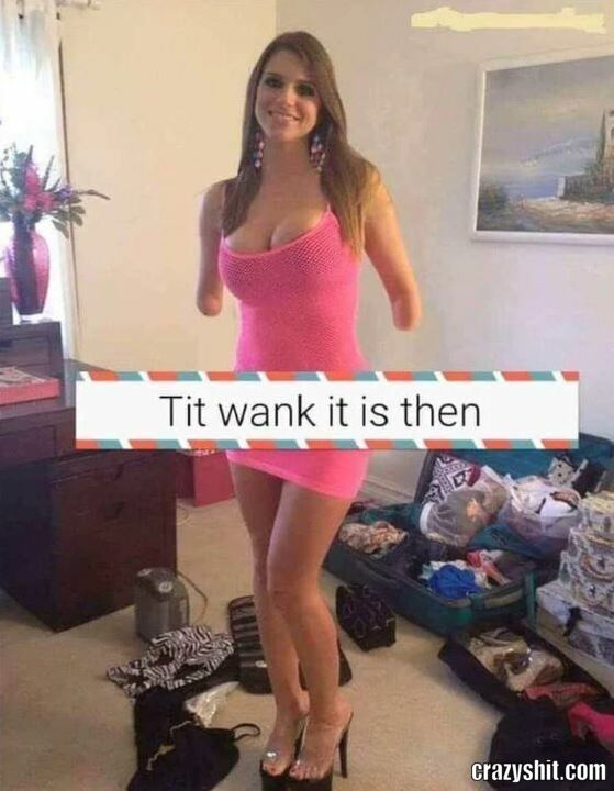 Some Tit Wanking