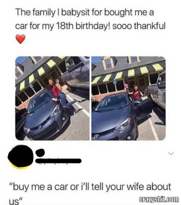 Thanks For The Car