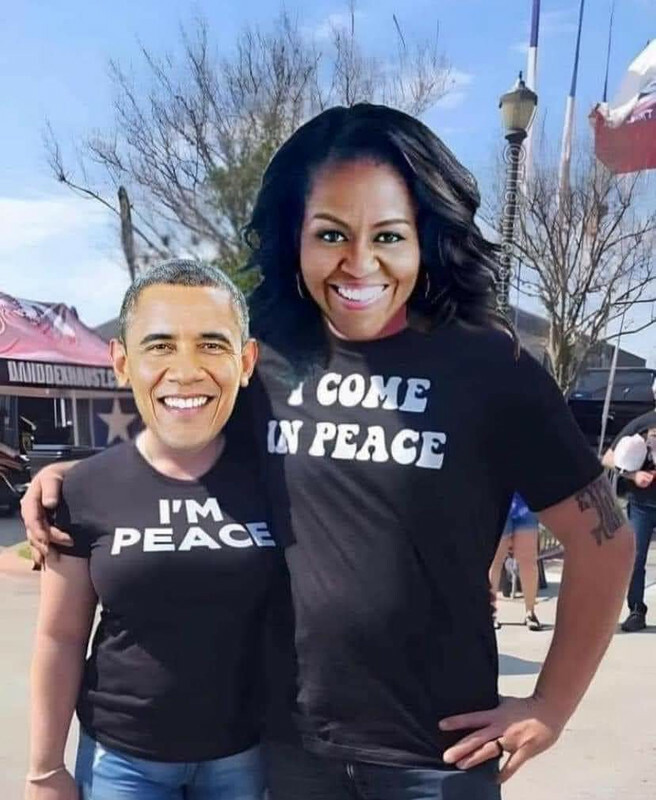 The DeFacto President and his "Wife".