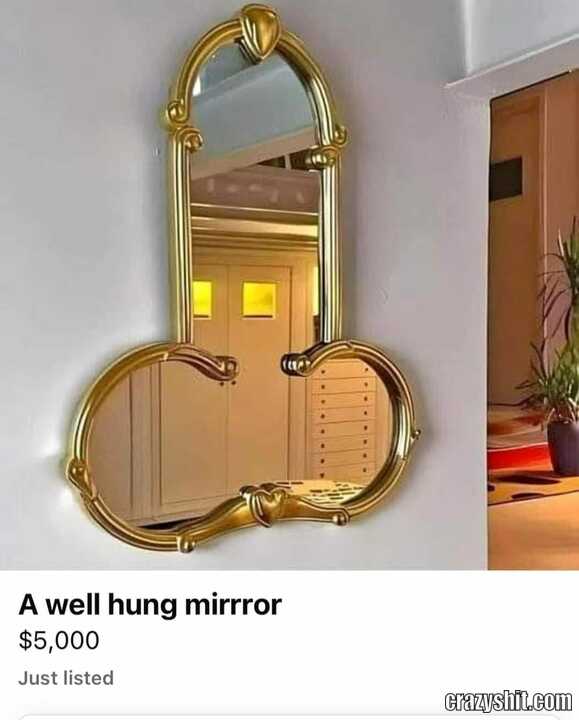 Hung Mirror