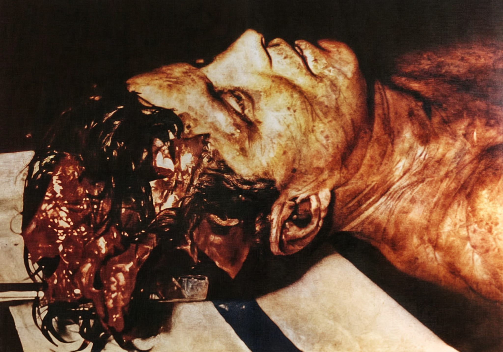 JFK Autopsy Photo AI Enhanced