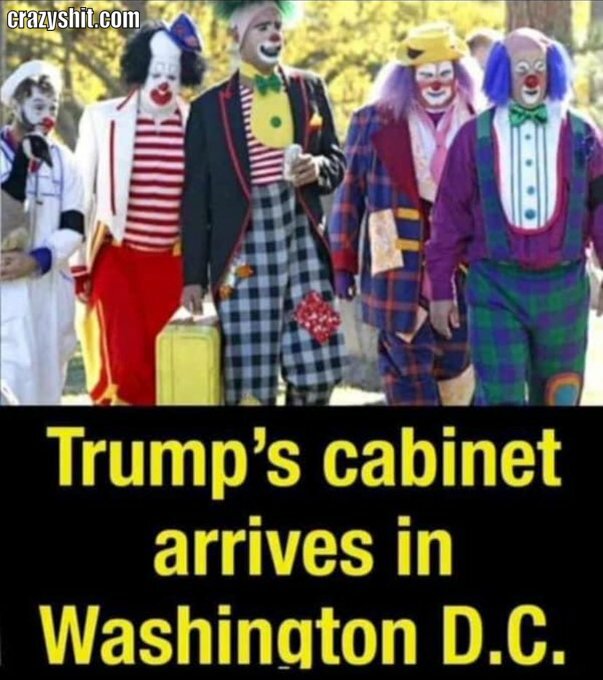 Trump's Cabinet Arrives In Washington