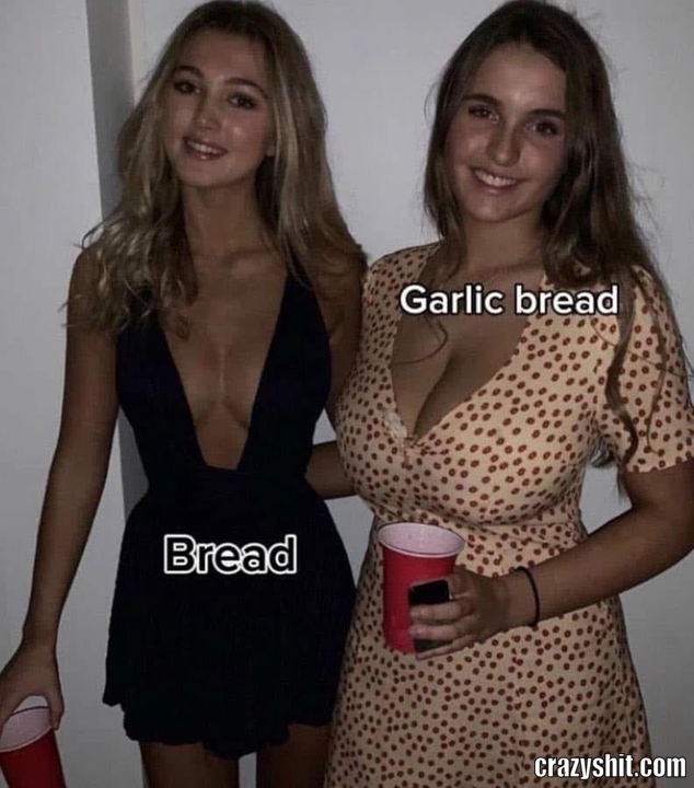 Bread vs. Garlic Bread