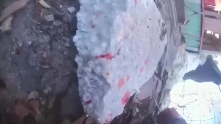 CrazyShit.com | Footage of brutal hand-to-hand combat in Donetsk region between Ukrainian soldier and Russian soldier with knife - Crazy Shit