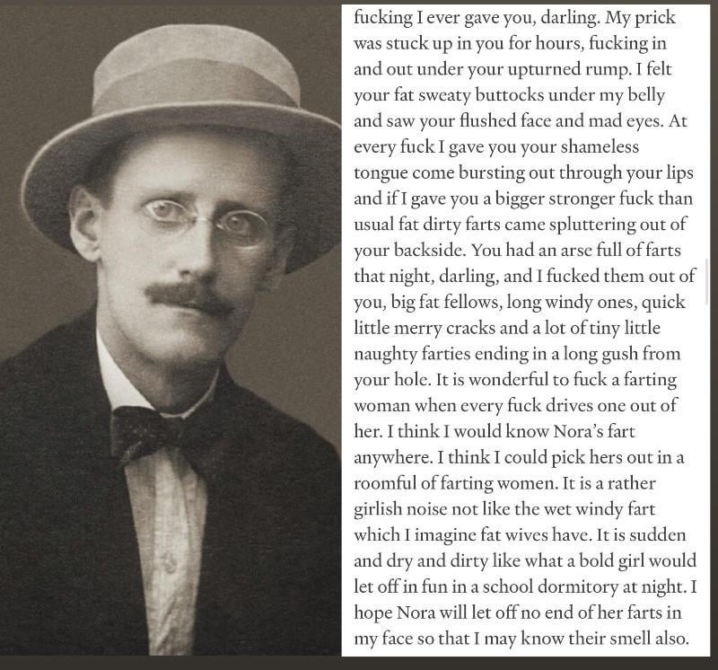 James Joyce…..