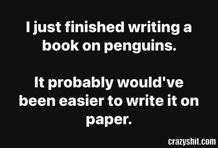 Written On Pneguins