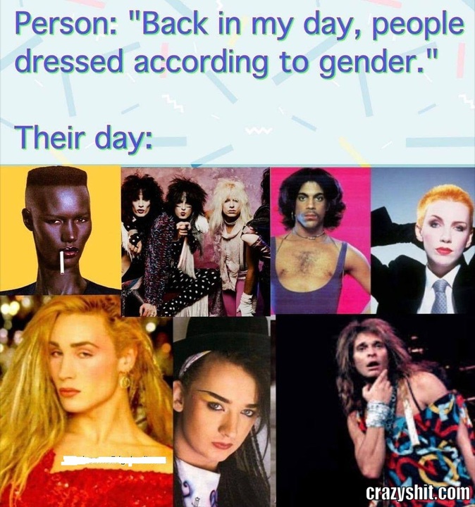 people dress up to gender